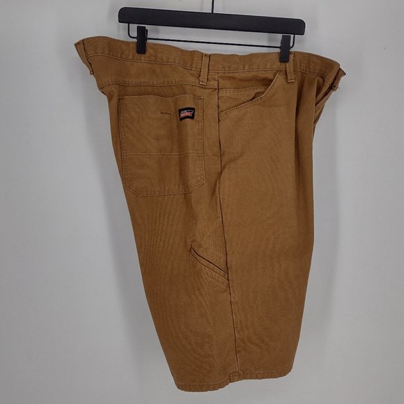 Dickies Relaxed Fit Multi-Pocket Utility Work Skate Brown Shorts - Picture 2 of 8